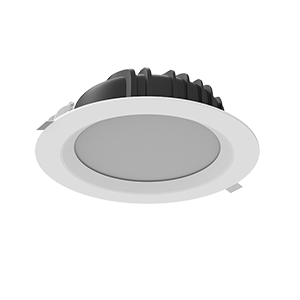 Светодиодный светильник VARTON DL-01 круглый встраиваемый 230x81 мм 40 Вт Tunable White (2700-6500 K) IP54/20 RAL9010 белый матовый диммируемый по протоколу DALI